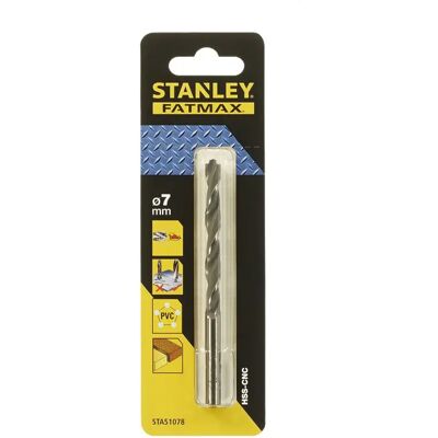 Stanley Modell STA51078-QZ 7mm Metallbohrer - Hochgeschwindigkeitsstahl Stanley Modell STA51078-QZ 7mm Metallbohrer - Hochgeschwindigkeitsstahl