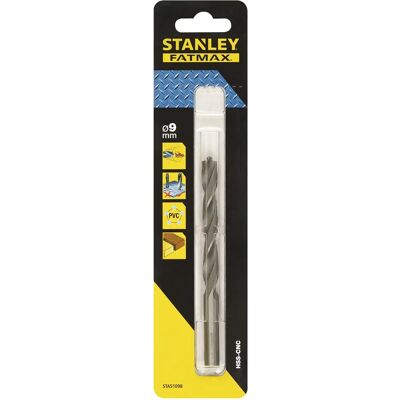 Stanley Modellsta51098-qz Hochgeschwindigkeitsstahlbohrer - 9mm - Metall Stanley Modellsta51098-qz Hochgeschwindigkeitsstahlbohrer - 9mm - Metall
