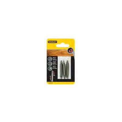 Bits de chaves Stanley STA61384 - 3 peças Bits de chaves Stanley STA61384 - 3 peças