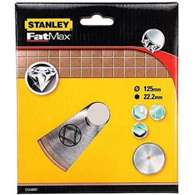 Stanley Modèle sta38007-xj - Lame diamant continue - 125mm - Coupes fines en carrelage Stanley Modèle sta38007-xj - Lame diamant continue - 125mm - Coupes fines en carrelage