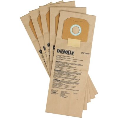 DEWALT DWV9402 Stofafzuigaccessoire - 5 stuks DEWALT DWV9402 Stofafzuigaccessoire - 5 stuks