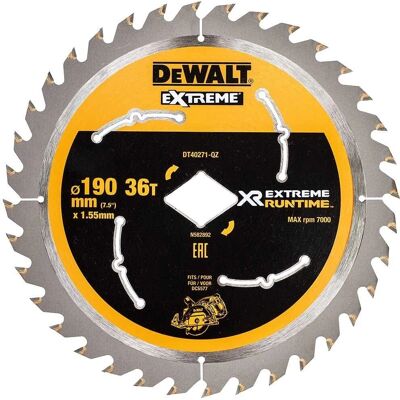 DeWALT DeWALT DT40271-QZ 190mm Diamantkreissägeblatt - Kreissägeblatt DeWALT DeWALT DT40271-QZ 190mm Diamantkreissägeblatt - Kreissägeblatt