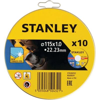 Stanley 10 Discuri - Set de discuri abrazive pentru oțel inoxidabil Stanley 10 Discuri - Set de discuri abrazive pentru oțel inoxidabil