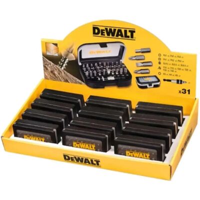 DeWalt 31-teiliges Bit-Set - Hochwertiges Werkzeug DeWalt 31-teiliges Bit-Set - Hochwertiges Werkzeug