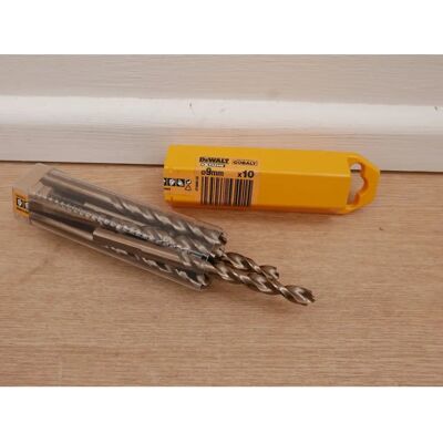 DeWalt 9mm Kobalt Bohrer Set - Metall - 10 Stück DeWalt 9mm Kobalt Bohrer Set - Metall - 10 Stück