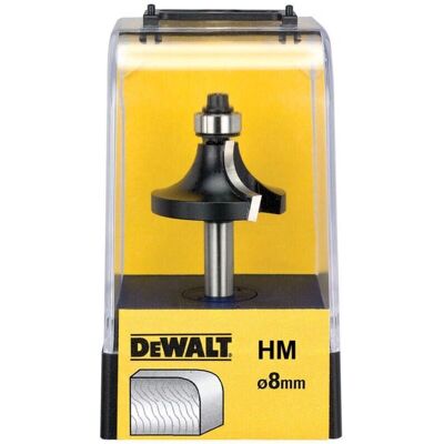 DeWalt DT90015 Freză - 2 tăieturi, 8mm ax, diametru 31,8mm, rază 9,5mm DeWalt DT90015 Freză - 2 tăieturi, 8mm ax, diametru 31,8mm, rază 9,5mm