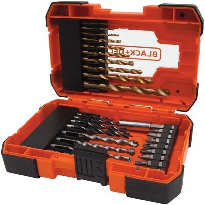 Black & Decker A7235-XJ Set van boor- en schroevendraaierbits - 27 Stuks Black & Decker A7235-XJ Set van boor- en schroevendraaierbits - 27 Stuks