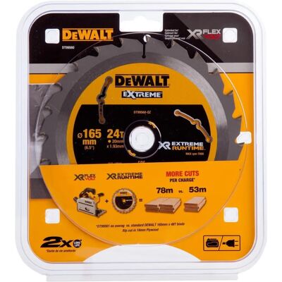 DeWALT DT99560-QZ 165mm Hoja de Sierra Circular - Madera dura, Laminado, Contrachapado DeWALT DT99560-QZ 165mm Hoja de Sierra Circular - Madera dura, Laminado, Contrachapado