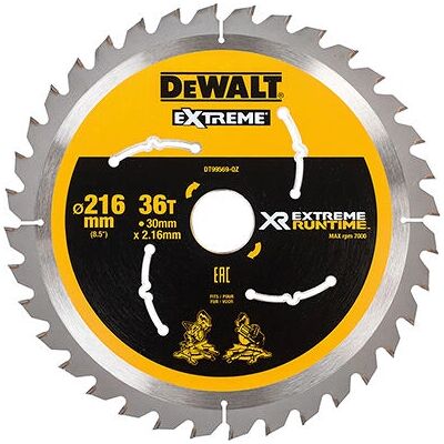 DeWalt DT99569-QZ Circular Saw Blade 216mm - Large Timber Cutters DeWalt DT99569-QZ Circular Saw Blade 216mm - Large Timber Cutters