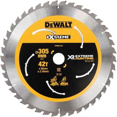 DEWALT Dremel DT99574-QZ - 305mm Kreissägeblatt für Holz DEWALT Dremel DT99574-QZ - 305mm Kreissägeblatt für Holz