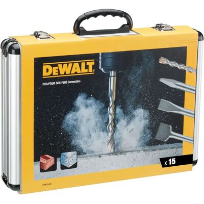 Dewalt DT9679-QZ Bohrerset - 15-tlg SDS-plus mit Meißeln Dewalt DT9679-QZ Bohrerset - 15-tlg SDS-plus mit Meißeln