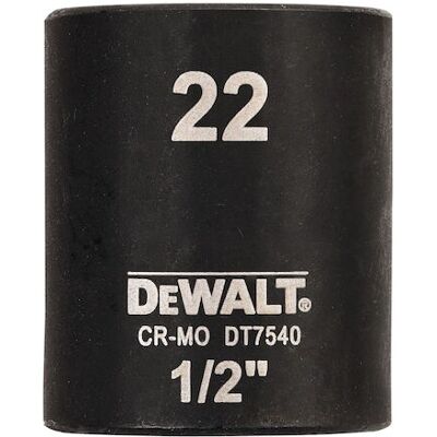 Dewalt DT7540-QZ Impact-Schlüssel - 22mm 1/2" Heavy Duty Dewalt DT7540-QZ Impact-Schlüssel - 22mm 1/2" Heavy Duty