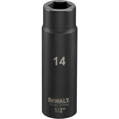 DeWALT DT7548-QZ Impact Socket - Schwerlast 14mm 1/2" DeWALT DT7548-QZ Impact Socket - Schwerlast 14mm 1/2"