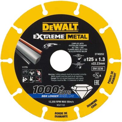 Dewalt Metallblatt 355X3,3X25,4mm Diamant - Diamant-Sägeblatt Dewalt Metallblatt 355X3,3X25,4mm Diamant - Diamant-Sägeblatt