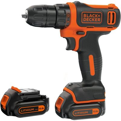 Black & Decker BDCDD12KB-QW Akku-Bohrmaschine - Schwarz, Orange Black & Decker BDCDD12KB-QW Akku-Bohrmaschine - Schwarz, Orange
