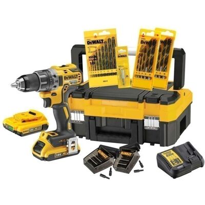DeWALT DCK791D2T - Kompaktes 18V-Bohrerset mit Zubehör DeWALT DCK791D2T - Kompaktes 18V-Bohrerset mit Zubehör