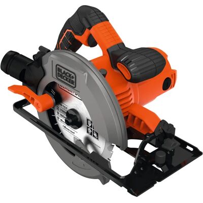 Black & Decker CS1550-QS bærbar sirkelsag - 130mm, 1500W, Svart & Oransje Black & Decker CS1550-QS bærbar sirkelsag - 130mm, 1500W, Svart & Oransje