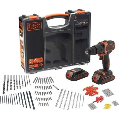 Black & Decker BDCHD18BOA Lithium-Schlagbohrschrauber - Kraft & Geschwindigkeit Black & Decker BDCHD18BOA Lithium-Schlagbohrschrauber - Kraft & Geschwindigkeit