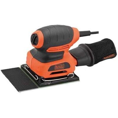 Smerigliatrice orbitale Black & Decker KA401LA - 14000 RPM - Compatta, Ergonomica Smerigliatrice orbitale Black & Decker KA401LA - 14000 RPM - Compatta, Ergonomica