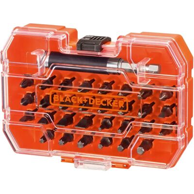 Black & Decker A7228 - 31-teiliges Schrauberset mit Magnetischem Adapter Black & Decker A7228 - 31-teiliges Schrauberset mit Magnetischem Adapter