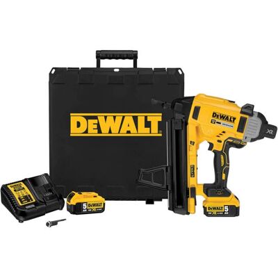 DeWalt D-18V XR Brushless Concrete Nailer - Heavy-duty, Cordless, 2x5Ah Batteries DeWalt D-18V XR Brushless Concrete Nailer - Heavy-duty, Cordless, 2x5Ah Batteries