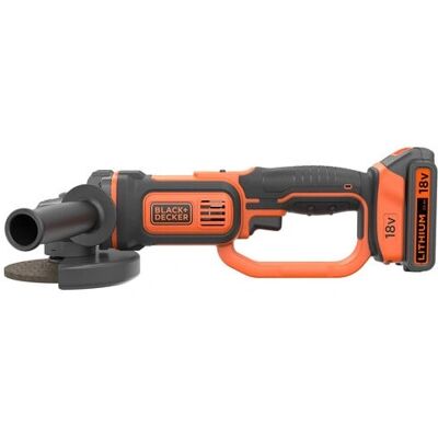 Black & Decker BCG720M1-QW Winkelschleifer - 125mm, 18V, 4Ah Black & Decker BCG720M1-QW Winkelschleifer - 125mm, 18V, 4Ah