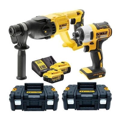 DeWALT DCK2023M2T Akku - Bohrhammer, Schlagschrauber, 2x4,0Ah DeWALT DCK2023M2T Akku - Bohrhammer, Schlagschrauber, 2x4,0Ah