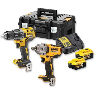 Dewalt DCK2077P2T 18V Akku-Kombopack - Bohrschrauber & Schlagschrauber Dewalt DCK2077P2T 18V Akku-Kombopack - Bohrschrauber & Schlagschrauber