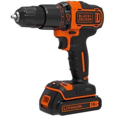 Black & Decker BDCHD18S1KA Masina de găurit cu impact fără fir - 104 accesorii Black & Decker BDCHD18S1KA Masina de găurit cu impact fără fir - 104 accesorii