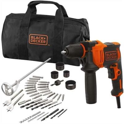 Black & Decker BEH710SA40 Bohrmaschine - 710W, 13mm, Hammer Black & Decker BEH710SA40 Bohrmaschine - 710W, 13mm, Hammer