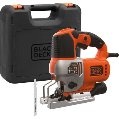 Seghetto alternativo Black & Decker BES610K-QS - 650W, 90mm, Custodia Seghetto alternativo Black & Decker BES610K-QS - 650W, 90mm, Custodia