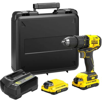 Stanley Akku-Bohrschrauber - V20, 18V, 60Nm, 2x1,5Ah - Elektrowerkzeug Stanley Akku-Bohrschrauber - V20, 18V, 60Nm, 2x1,5Ah - Elektrowerkzeug