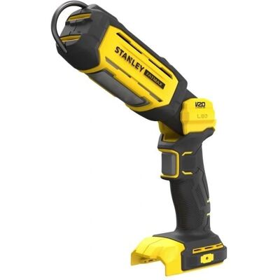 Lampe de travail Stanley V20 - Tête réglable, 700 lumens, Sans batterie - Publicité Lampe de travail Stanley V20 - Tête réglable, 700 lumens, Sans batterie - Publicité
