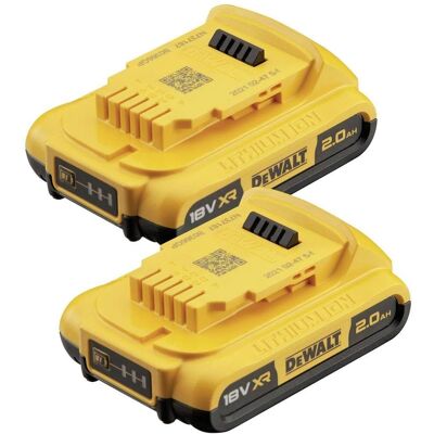 DeWALT DCB183D2-XJ 18V 2Ah Lithium Akku - Elektrowerkzeug Zubehör DeWALT DCB183D2-XJ 18V 2Ah Lithium Akku - Elektrowerkzeug Zubehör