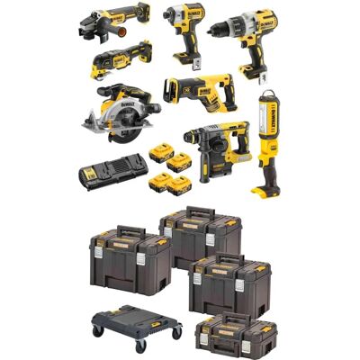 DeWalt DCK853P4T-QW Werkzeugset - 7-in-1 Profi-Kraftwerkzeuge DeWalt DCK853P4T-QW Werkzeugset - 7-in-1 Profi-Kraftwerkzeuge