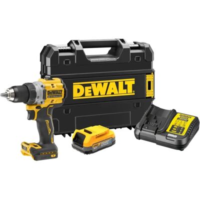 Taladro atornillador inalámbrico DeWalt - 18V Powerstack, 90Nm, 2 velocidades Taladro atornillador inalámbrico DeWalt - 18V Powerstack, 90Nm, 2 velocidades