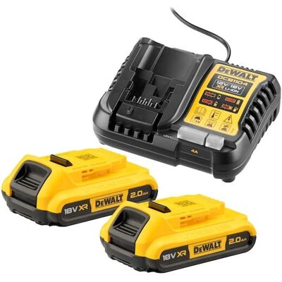 Nabíječka a 2 baterie DeWALT DCB1104D2-QW Nabíječka a 2 baterie DeWALT DCB1104D2-QW