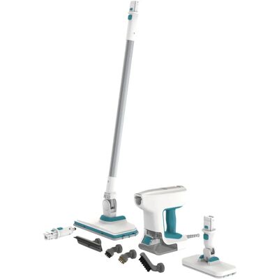 Black & Decker BHSM15FX08 - Weiß, Türkis - Dampfmopp Black & Decker BHSM15FX08 - Weiß, Türkis - Dampfmopp