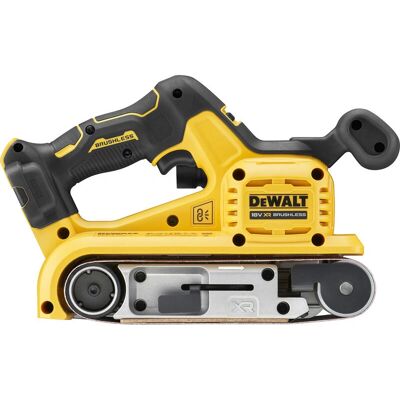 DeWALT 18V XR Gürtel-Schleifer - 75x533mm, Variabler Geschwindigkeitsregler, Staubabsaugung DeWALT 18V XR Gürtel-Schleifer - 75x533mm, Variabler Geschwindigkeitsregler, Staubabsaugung