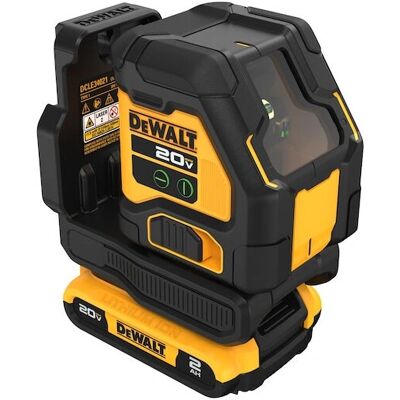 DeWALT DCLE34021D1 Laser nivelli - Vihreä, 55m kantama, IP54 DeWALT DCLE34021D1 Laser nivelli - Vihreä, 55m kantama, IP54