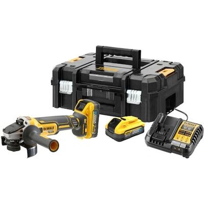 DeWALT DCG409H2T - Smerigliatrice angolare 125mm, 18V, Powerstack DeWALT DCG409H2T - Smerigliatrice angolare 125mm, 18V, Powerstack