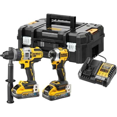 DeWalt 18V XR Elektrowerkzeug Set - DCD999 & DCF850 - 2 Akkus DeWalt 18V XR Elektrowerkzeug Set - DCD999 & DCF850 - 2 Akkus