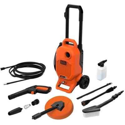 BLACK+DECKER BEPW1700KIT-QS 1700W 125 bar Hochdruckreiniger - Terrassen-Set BLACK+DECKER BEPW1700KIT-QS 1700W 125 bar Hochdruckreiniger - Terrassen-Set