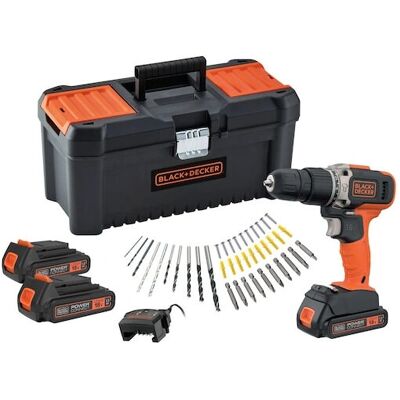 Black & Decker BCD003C3TA-QW Trapano - Percussione, 18V, 10mm, 45Nm Black & Decker BCD003C3TA-QW Trapano - Percussione, 18V, 10mm, 45Nm