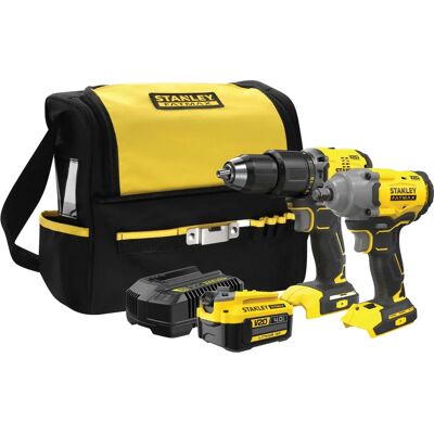 Stanley V20 Akku-Schlagbohrschrauber und -Schrauber-Set Stanley V20 Akku-Schlagbohrschrauber und -Schrauber-Set