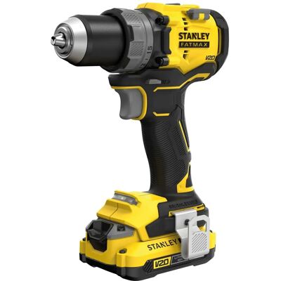 Stanley Akku-Bohrmaschine - Brushless, 80Nm, 2x2.0Ah, Leicht Stanley Akku-Bohrmaschine - Brushless, 80Nm, 2x2.0Ah, Leicht