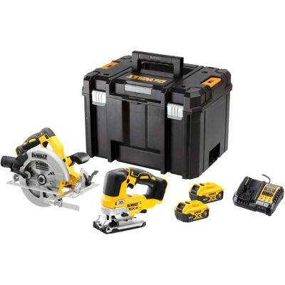 Dewalt DCK2012P2T Akku-Kombiset - Kreissäge & Stichsäge Dewalt DCK2012P2T Akku-Kombiset - Kreissäge & Stichsäge