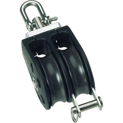 Barton Marine - 385kg 10mm Double Swivel - Pulley Barton Marine - 385kg 10mm Double Swivel - Pulley