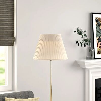 Dar Lighting Taupe Cotton Tapered Drum - Shade Dar Lighting Taupe Cotton Tapered Drum - Shade