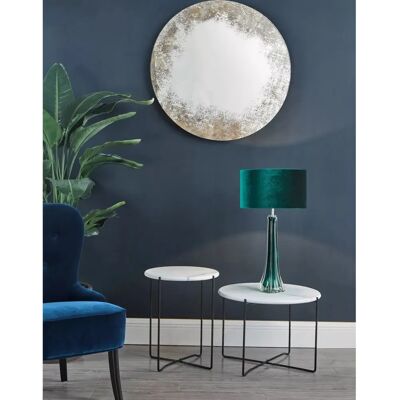 Där Vixen Round Wall Mirror - 80cm - Gold - Wall Mirror Där Vixen Round Wall Mirror - 80cm - Gold - Wall Mirror